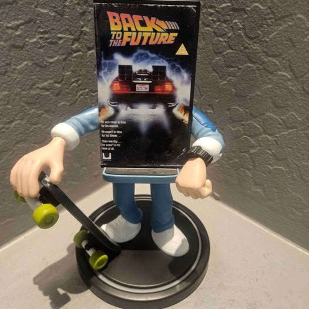 Power Idolz Back to the Future Marty McFly VHS Figure Wireless Charger